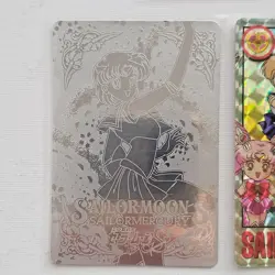Sailor Moon Card  Holo Foil PRISM ×5 AMADA Carddass BANDAI Naoko Takeuchi EX VTG - Image 4