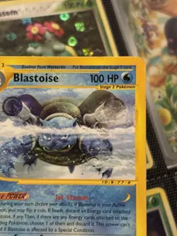 Blastoise 37/165 Set Expedition Rare Card Pokemon English Good Played - Image 4