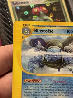 Blastoise 37/165 Set Expedition Rare Card Pokemon English Good Played - Image 5