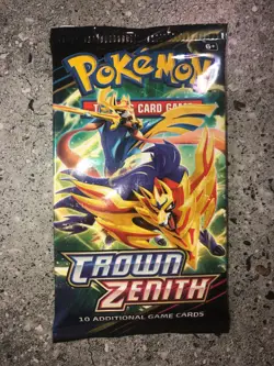 Pokemon TCG Cards 1x Crown Zenith Booster Pack Genuine Unweighed Factory Sealed - Image 6