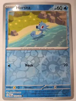 Horsea 030/182 Sv04: Paradox Rift Pokemon Reverse Holo Foil Nice! - Image 1