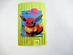 Pokemon Pocket Monster Japanese Foil Story Sticker Card 1998  Eevee #16 - Image 1