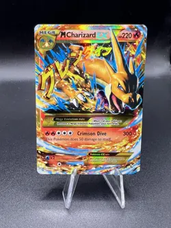M Charizard EX 107/106 SECRET RARE XY Flashfire 2014 Holo Pokémon Card LP/MP XX1 - Image 3