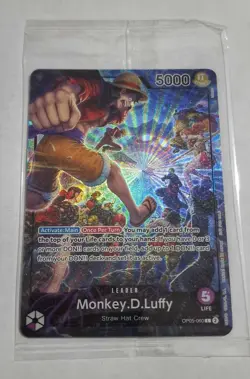 SEALED! One Piece Card - Monkey D. Luffy (OP05-060) PSA Promo English Card - Image 1