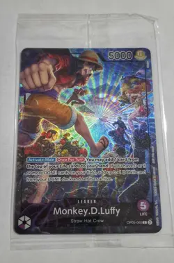 SEALED! One Piece Card - Monkey D. Luffy (OP05-060) PSA Promo English Card - Image 3