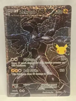 Pokemon Celebrations 25th Anniversary Zekrom #114/114 Full Art TCG Trading Card - Image 3