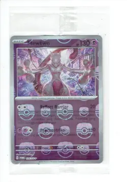 Pokemon Card Mewtwo Promo Indonesi 125/SV-P Master Ball Holo Winner Prize - Image 1