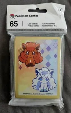 Pokemon Center EXCLUSIVE Vulpix Seasons Card Sleeves -65 Sleeve Package -Sealed - Image 4