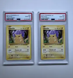 2x Pikachu #35 PSA 10 GEM MINT Cards, 2016 XY Evolutions 35/108 *SEQUENTIAL SET* - Image 3