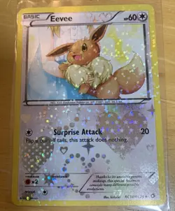 2013 Pokémon Eevee RC14/RC25 Legendary Treasures Reverse Holo Card LP - Image 1