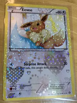 2013 Pokémon Eevee RC14/RC25 Legendary Treasures Reverse Holo Card LP - Image 2