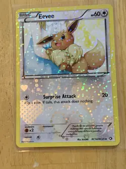 2013 PokÃ©mon Eevee RC14/RC25 Legendary Treasures Reverse Holo Card LP - Image 1