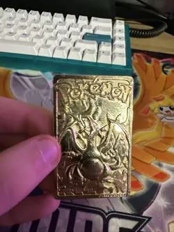 Charizard #06 23k Gold Plated Card Burger King Promo Pokemon Nintendo 1999 MP - Image 3