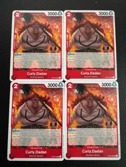 OP02-005 Curly.Dadan English One Piece TCG CCG x4 Playset Cards Paramount War - Image 2