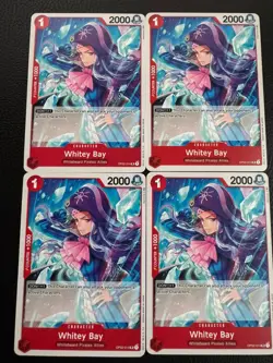 Whitey Bay OP02-014 x4 Playset One Piece Card Game English Paramount War  TCG - Image 2