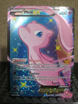 Pokemon Card - Mew EX (Full Art) RC24/RC25 Legendary Treasures Holo Rare (B) - Image 6
