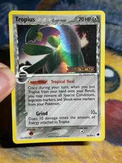 Tropius 23/101 Stamped Reverse Holo Rare EX Dragon Frontiers Delta Species Card - Image 8