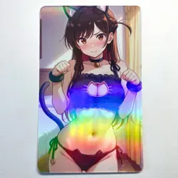 Rent-A-Girlfriend Chizuru Mizuhara Doujin Waifu Girl Lewd Anime Goddess Card - Image 1
