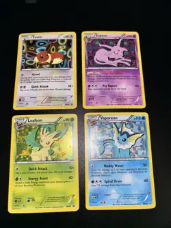 Lot Of 4 Eevee Pokemon Promo Cards From 2013 - Image 1
