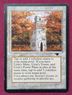 Magic The Gathering ANTIQUITIES URZA'S TOWER FOREST land card MTG - Image 1