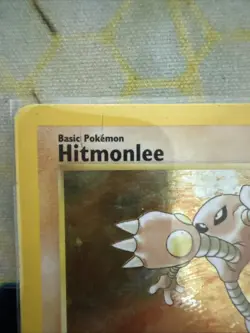 Pokémon TCG Hitmonlee Fossil Holo Card 7/62 Unlimited Rare - Image 2