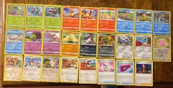 Lot of 26 Pokemon Go Cards 5 holo and 21 common All M/NM !SHIPS FAST! - Image 11