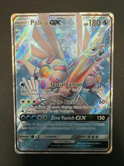 Pokémon TCG Palkia GX Full Art Holo Card 119/131 SM Forbidden Light Full Art NM - Image 3
