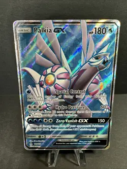 Pokémon TCG Palkia GX Full Art Holo Card 119/131 SM Forbidden Light Full Art NM - Image 5