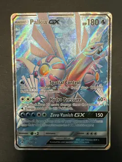 Pokémon TCG Palkia GX Full Art Holo Card 119/131 SM Forbidden Light Full Art NM - Image 7