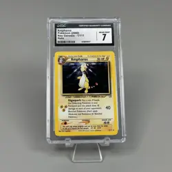 Ampharos Pokémon 2000 Neo Genesis (1/111) Holo-Foil 7 Near Mint Graded Card - Image 2