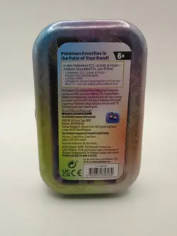 Pokémon TCG Scarlet & Violet Paldean Fates Mini Tin Smoliv w/ Art Card & Sticker - Image 7