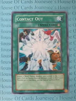 Contact Out GLAS-EN045 Common Yu-Gi-Oh Card 1st Edition New - Image 1
