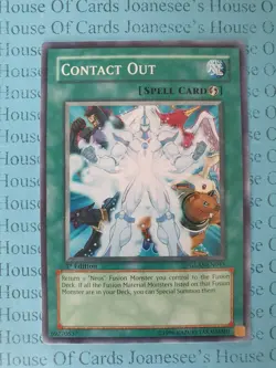 Contact Out GLAS-EN045 Common Yu-Gi-Oh Card 1st Edition New - Image 4