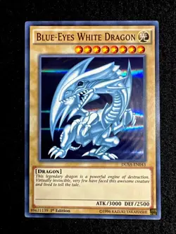 🔥 YUGIOH • BLUE EYES WHITE DRAGON • ULTRA RARE • 1st • DUSA-EN043 • NM 🔥 - Image 1