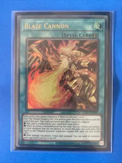 Yu-Gi-Oh LED7-EN005 Blaze Cannon Ultra Rare 1st Edition Near Mint Condition - Image 1
