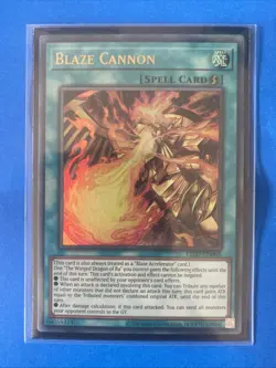 Yu-Gi-Oh LED7-EN005 Blaze Cannon Ultra Rare 1st Edition Near Mint Condition - Image 4