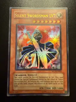Yu-Gi-Oh Silent Swordsman LV7 WC5-EN001 Ultra Rare Unlimited Light Play/NM - Image 9