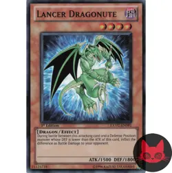 Yugioh Lancer Dragonute EXVC-EN091 Super Rare 1st Edition NM - Image 1