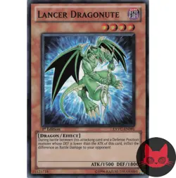 Yugioh Lancer Dragonute EXVC-EN091 Super Rare 1st Edition NM - Image 3