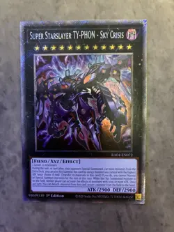 Yugioh! TCG - Super Starslayer TY-PHON - Sky Crisis - Platinum Secret RA04-EN072 - Image 3