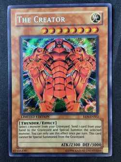 Yu-Gi-Oh Elemental Energy #EEN-ENSE2 The Creator Limited Edition Secret Rare LP - Image 1