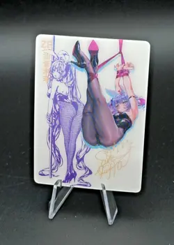 Hatsune Miku | 3D hologram tranform DOUJIN waifu Card ccg - Image 2