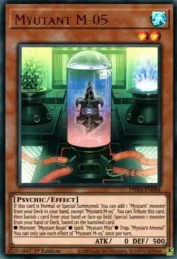 Yugioh! LP Myutant M-05 - PHRA-EN084 - Ultra Rare - 1st Edition Lightly Played, - Image 2