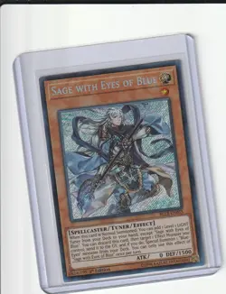 Yugioh BLLR-EN055 Sage with Eyes of Blue – Secret Rare 1st Edition - Image 2