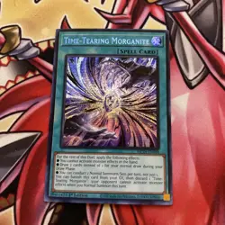 Time-Tearing Morganite MP24-EN088 Prismatic Secret Rare 1st Ed NM Yu-Gi-Oh - Image 4