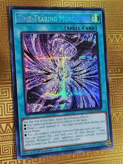 Time-Tearing Morganite MP24-EN088 Prismatic Secret Rare 1st Ed NM Yu-Gi-Oh - Image 1