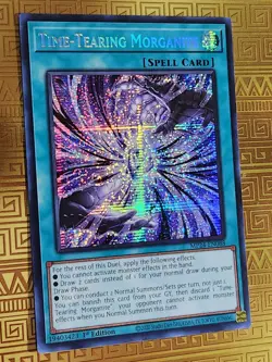 Time-Tearing Morganite MP24-EN088 Prismatic Secret Rare 1st Ed NM Yu-Gi-Oh - Image 3