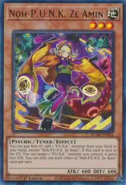 Noh-P.U.N.K. Ze Amin BLMR-EN062 Battles of Legend: Monstrous Revenge 1st Edition - Image 1