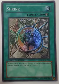 Yugioh Shrink STON-ENSE2 Super Rare Limited Near Mint - Image 1