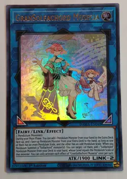 Yugioh GranSolfachord Musecia DAMA-EN048 Ultra Rare 1st Edition Near Mint - Image 2